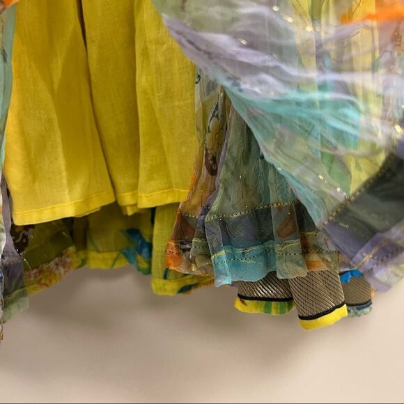 Soft Surroundings maxi yellow bohemian skirt   Size XS - Picture 7 of 9